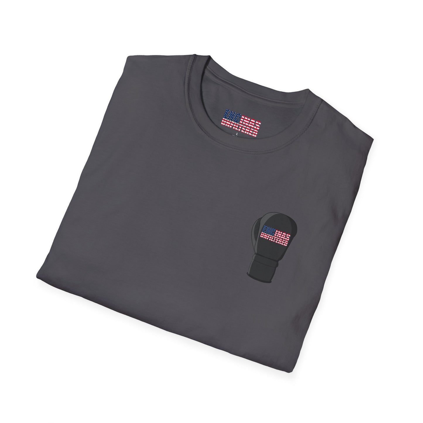 USA Inspired Boxing Black Logo Encinas Unfiltered Soft T-shirt