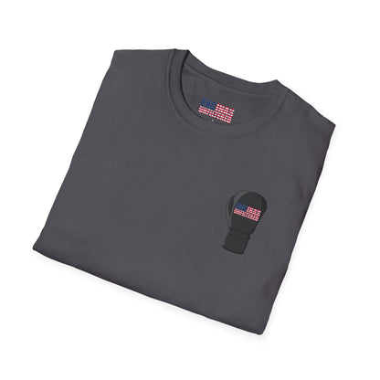 USA Inspired Boxing Black Logo Encinas Unfiltered Soft T-shirt