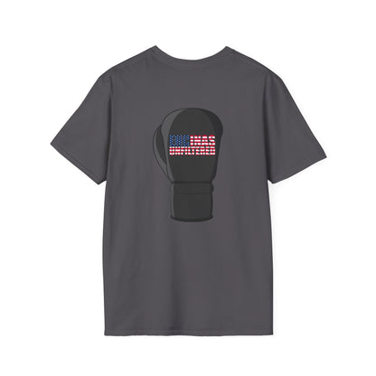 USA Inspired Boxing Black Logo Encinas Unfiltered Soft T-shirt