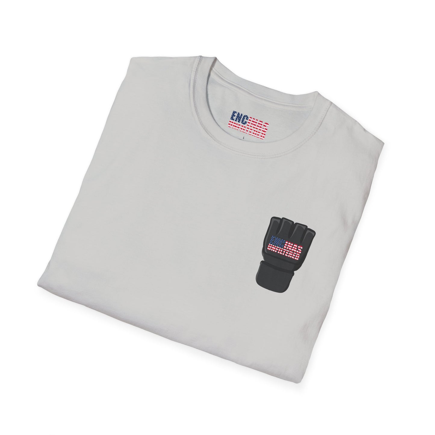 USA Inspired MMA Black Logo Encinas Unfiltered Soft T-Shirt