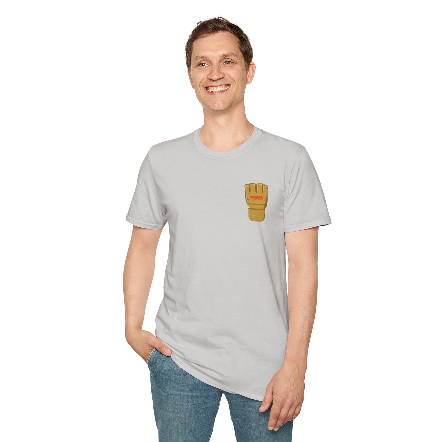 Official MMA Gold Logo Encinas Unfiltered Soft T‑Shirt
