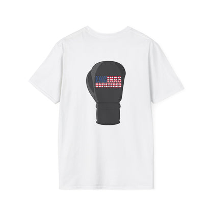 USA Inspired Boxing Black Logo Encinas Unfiltered Soft T-shirt