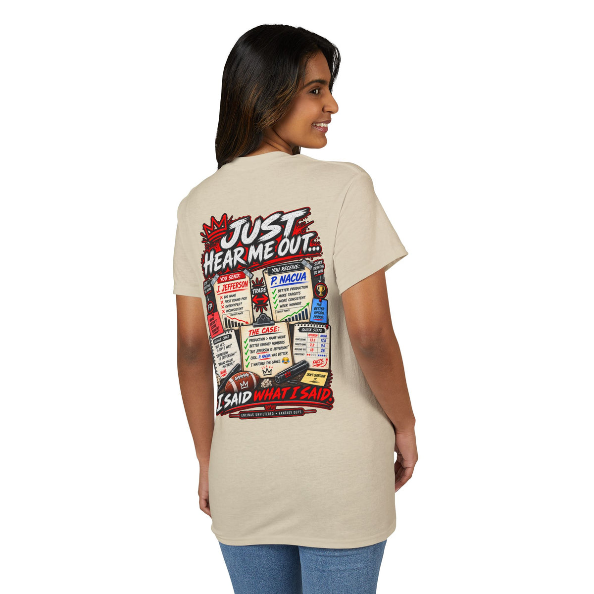 Just Hear Me Out Fantasy Football T-Shirt