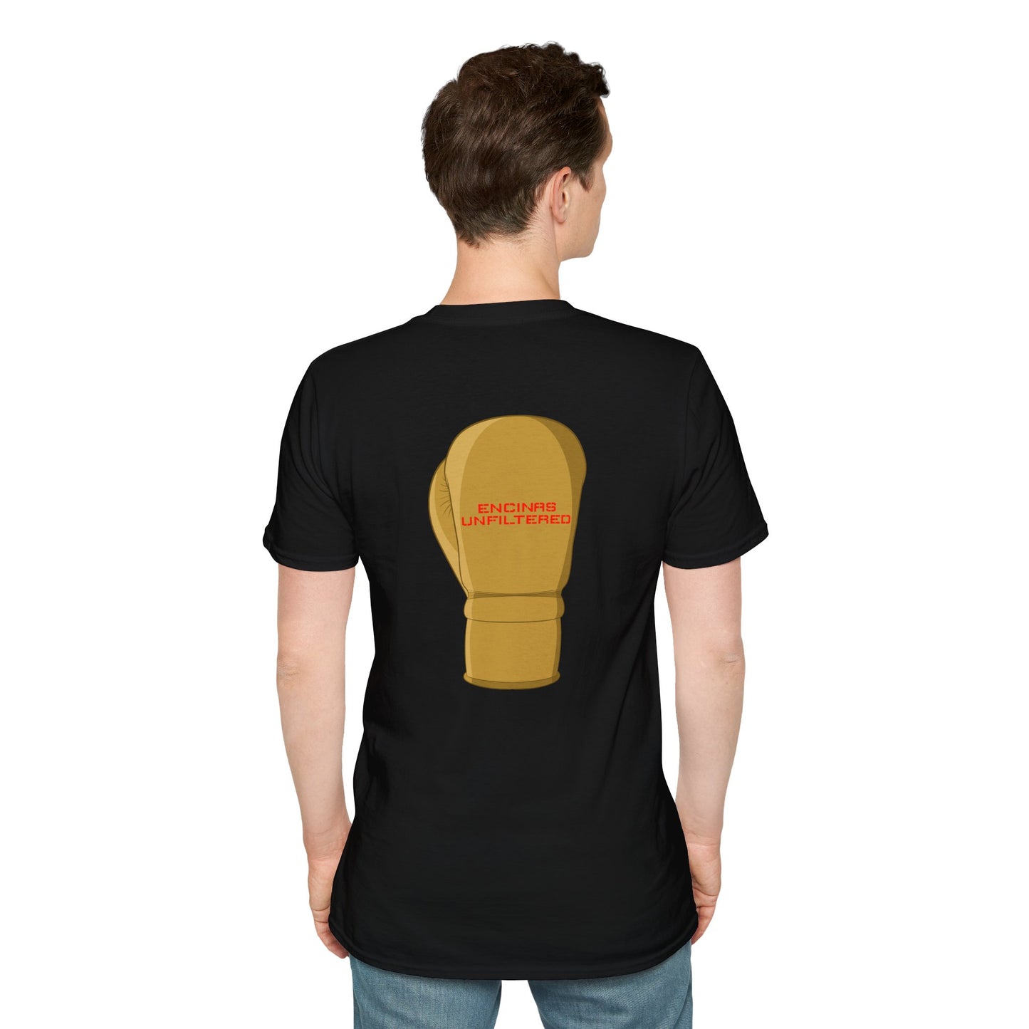 Official Boxing Logo Gold Encinas Unfiltered Soft T-shirt