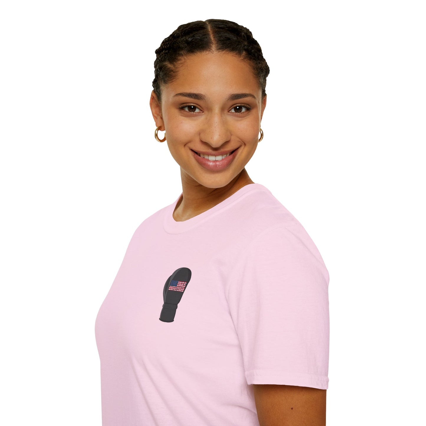 USA Inspired Boxing Black Logo Encinas Unfiltered Soft T-shirt