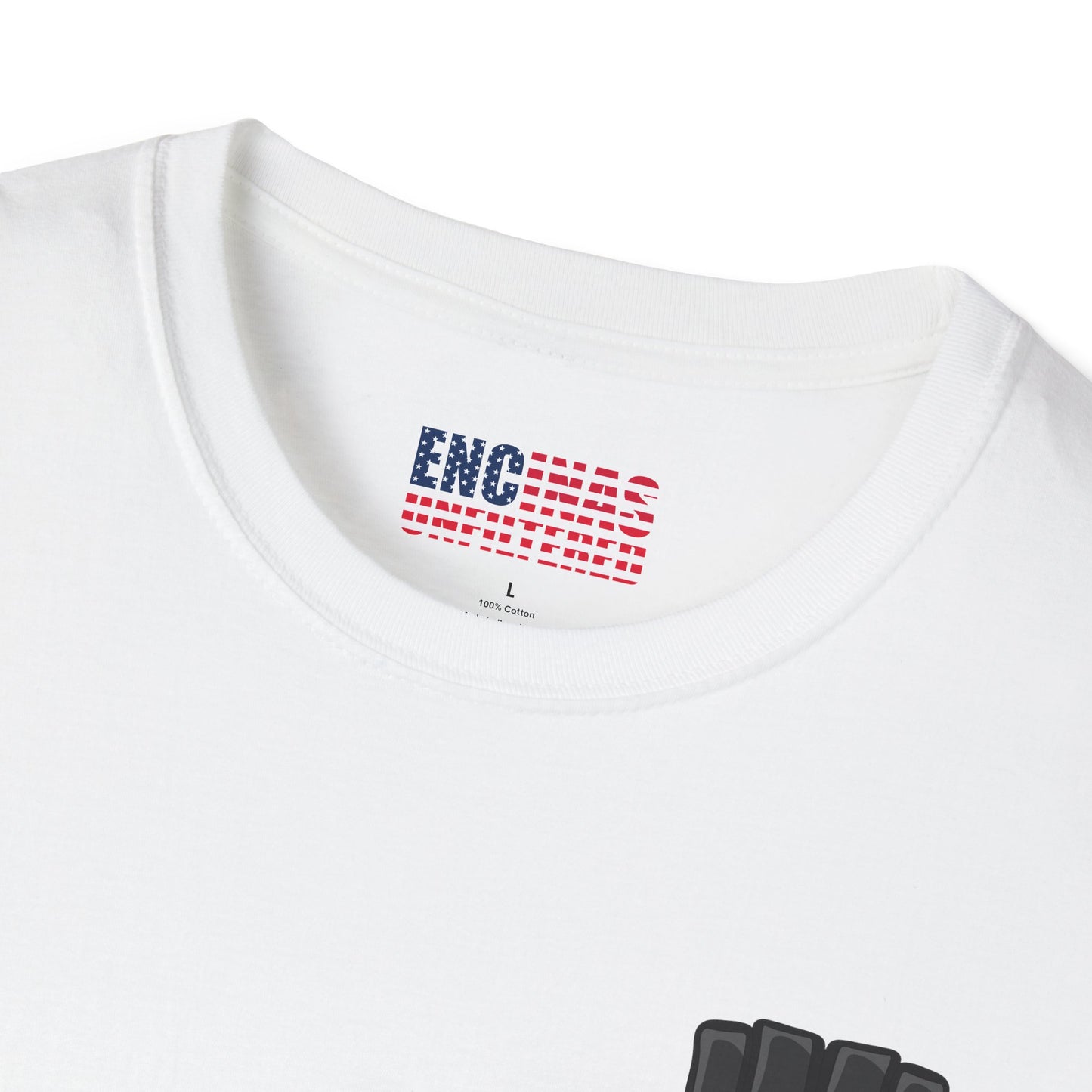 USA Inspired MMA Black Logo Encinas Unfiltered Soft T-Shirt