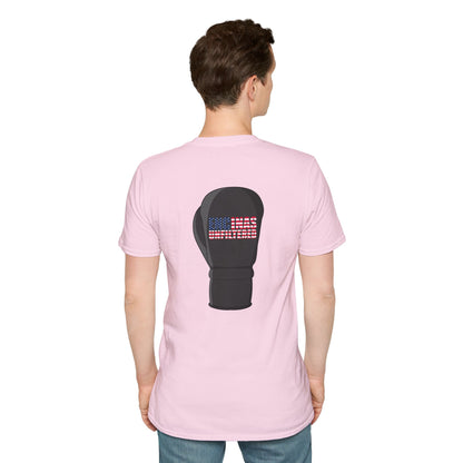 USA Inspired Boxing Black Logo Encinas Unfiltered Soft T-shirt