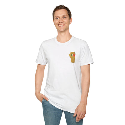 Mexico Inspired Boxing Gold Logo Encinas Unfiltered Soft T-shirt