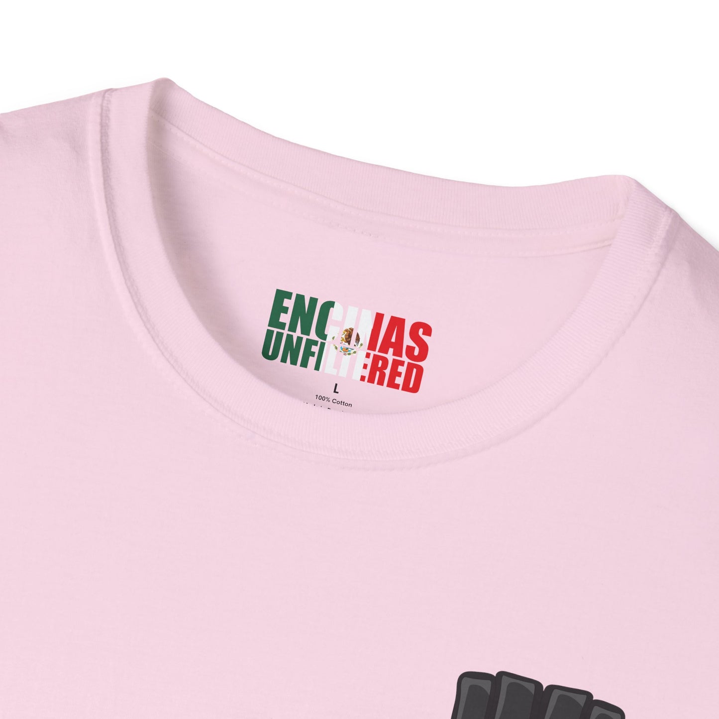 Mexico Inspired MMA Black Logo Encinas Unfiltered Soft T-shirt