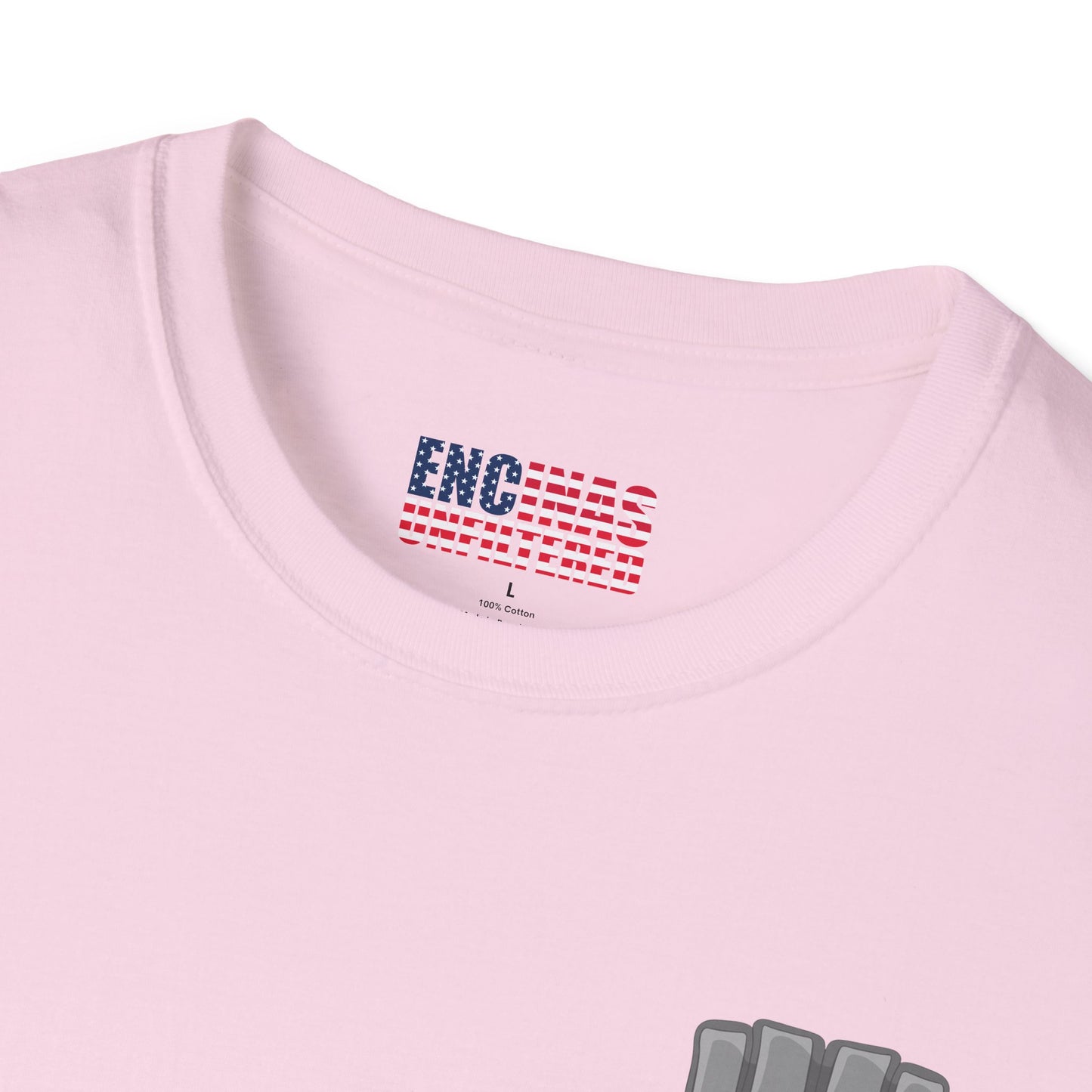 USA Inspired MMA Grey Logo Encinas Unfiltered Soft T-Shirt