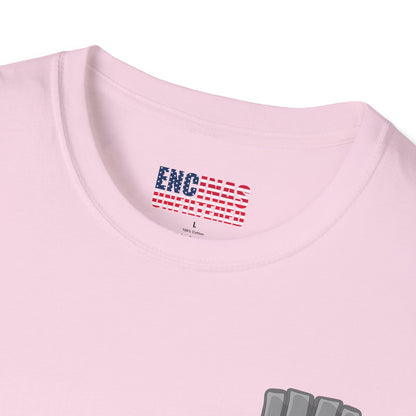 USA Inspired MMA Grey Logo Encinas Unfiltered Soft T-Shirt