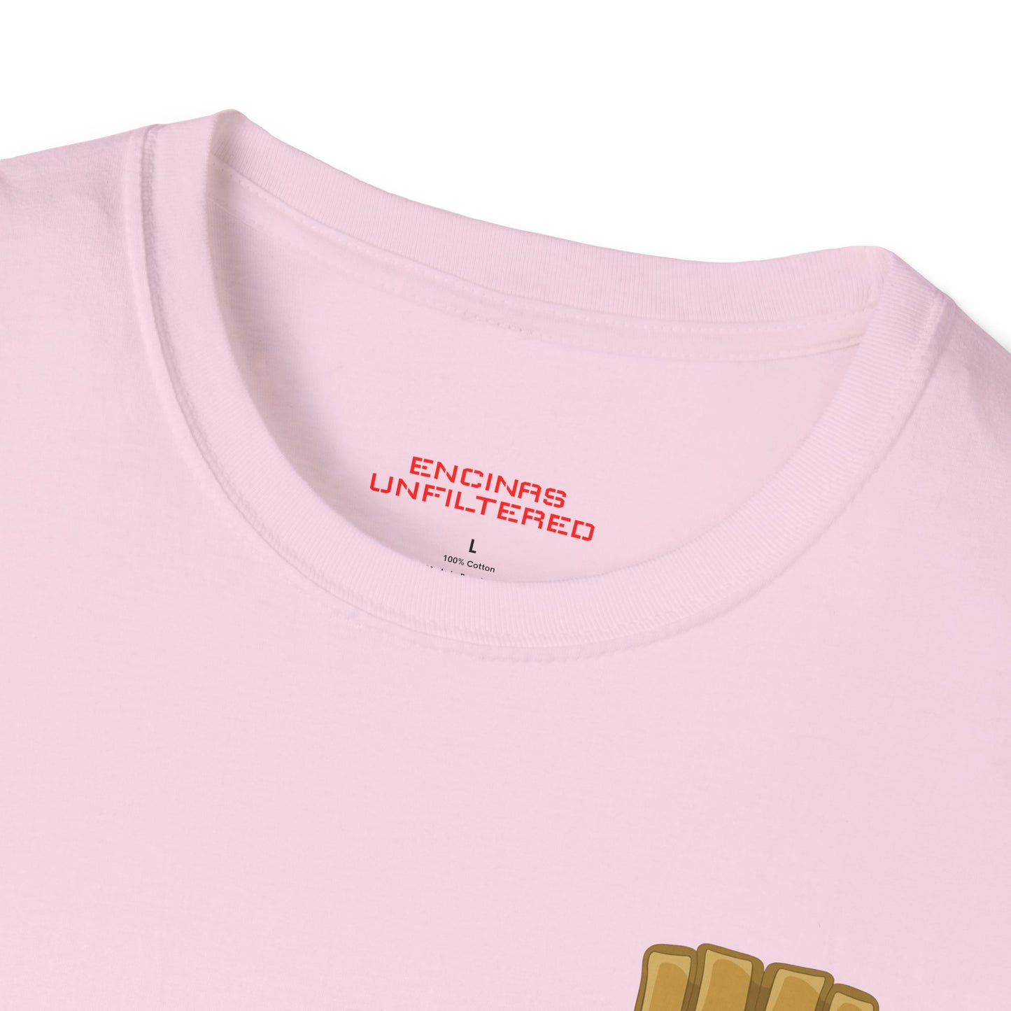 Official MMA Gold Logo Encinas Unfiltered Soft T‑Shirt Without Back Logo