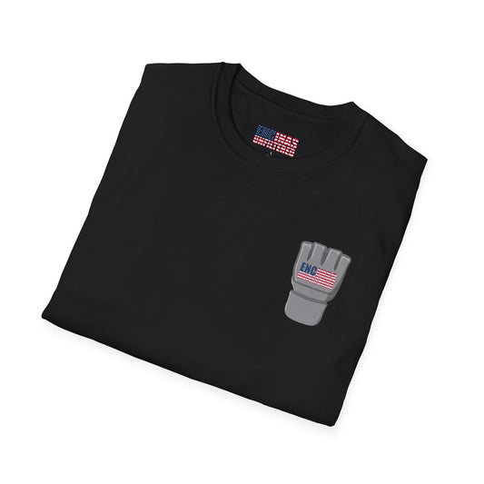 USA Inspired MMA Grey Logo Encinas Unfiltered Soft T-Shirt