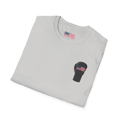 USA Inspired Boxing Black Logo Encinas Unfiltered Soft T-shirt Without Back Logo