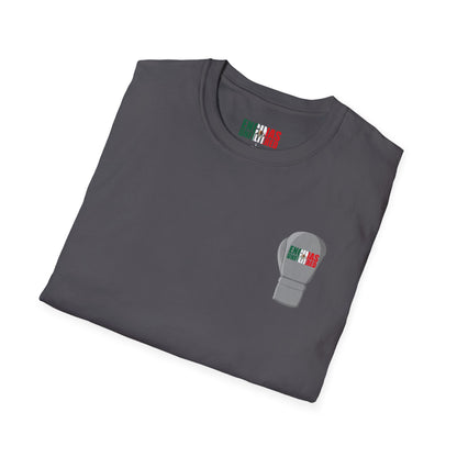 Mexico Inspired Boxing Grey Logo Encinas Unfiltered Soft T-shirt