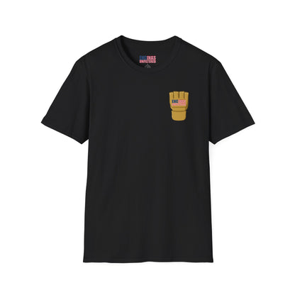USA Inspired MMA Gold Logo Encinas Unfiltered Soft T-Shirt Without Back Logo