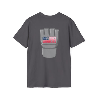 USA Inspired MMA Grey Logo Encinas Unfiltered Soft T-Shirt