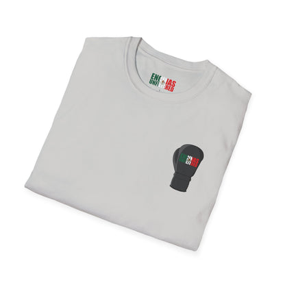 Mexico Inspired Boxing Black Logo Encinas Unfiltered Soft T-shirt