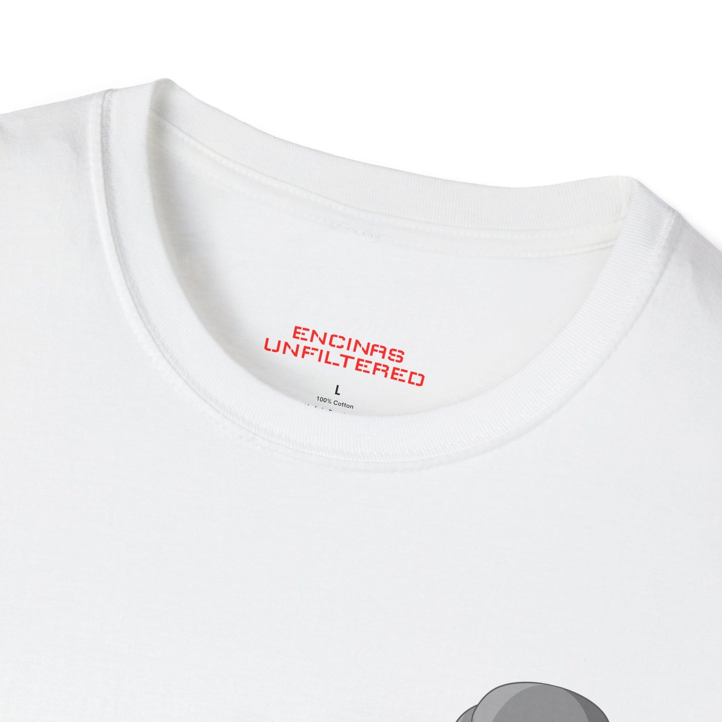 Official Boxing Grey Logo Encinas Unfiltered Soft T-shirt