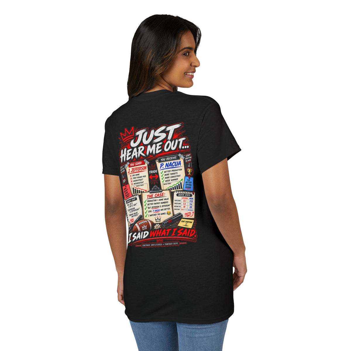 Just Hear Me Out Fantasy Football T-Shirt