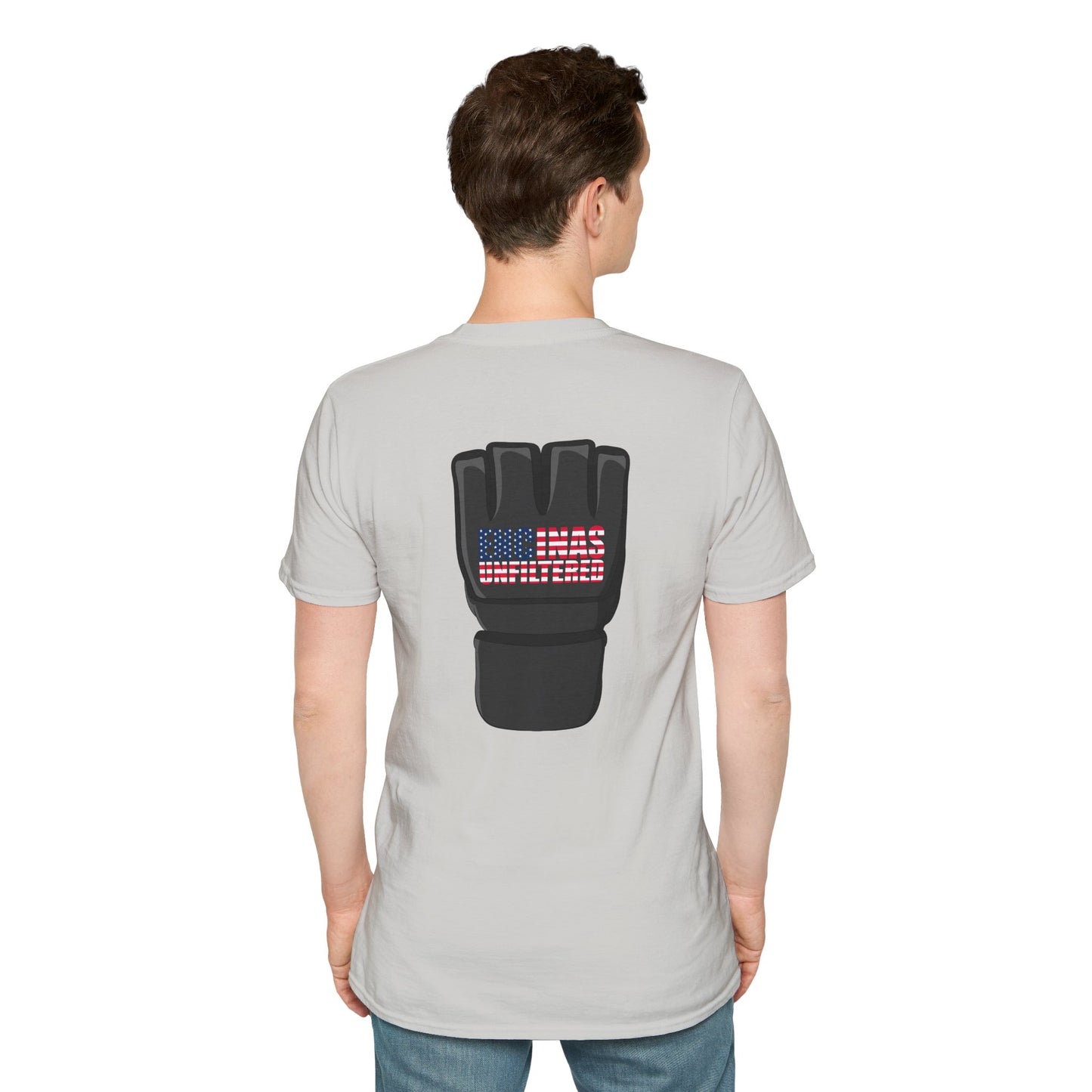 USA Inspired MMA Black Logo Encinas Unfiltered Soft T-Shirt