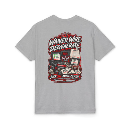 Waiver Wire Degenerate Fantasy Football T-Shirt