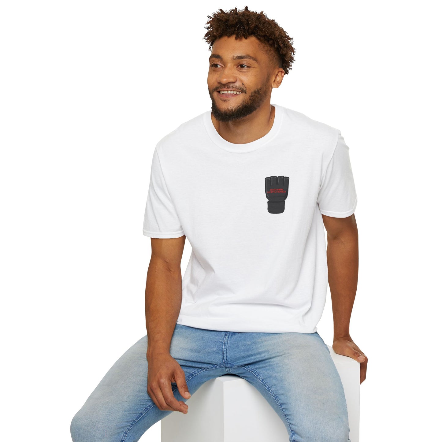 Official MMA Black Logo Encinas Unfiltered Soft T‑Shirt Without Back Logo