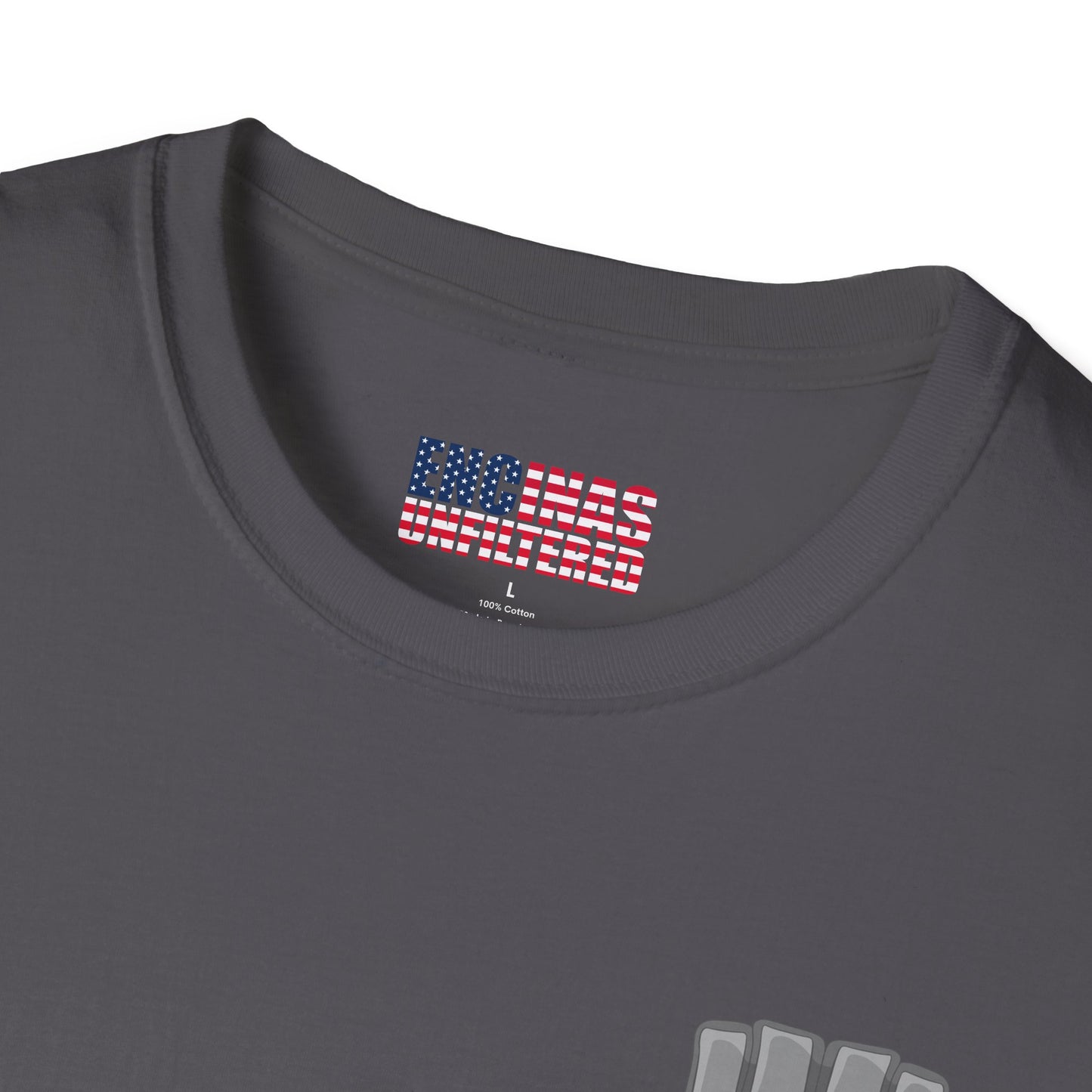 USA Inspired MMA Grey Logo Encinas Unfiltered Soft T-Shirt