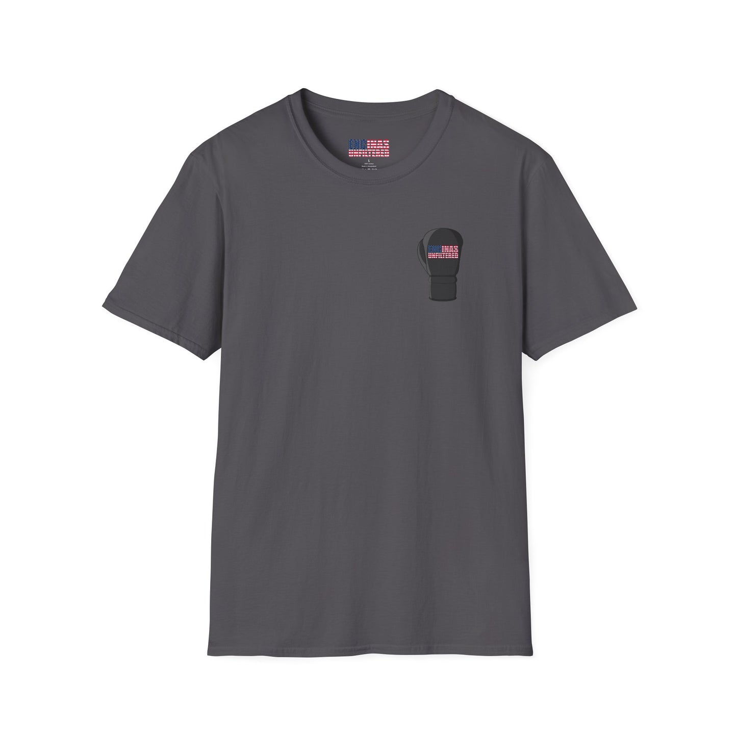 USA Inspired Boxing Black Logo Encinas Unfiltered Soft T-shirt