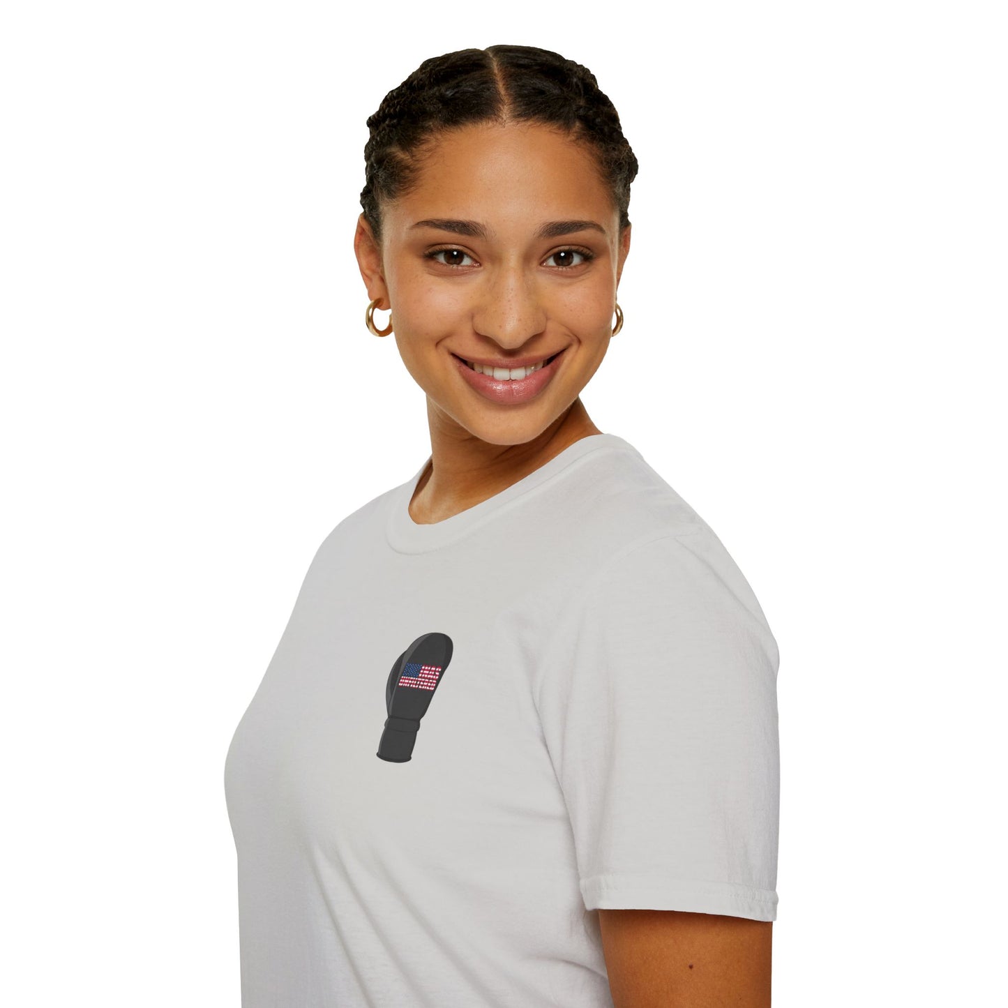 USA Inspired Boxing Black Logo Encinas Unfiltered Soft T-shirt