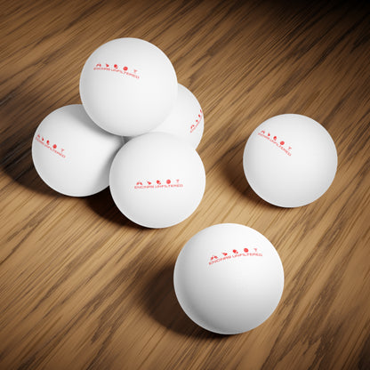 Official Encinas Unfiltered Ping Pong Balls (6-Pack)
