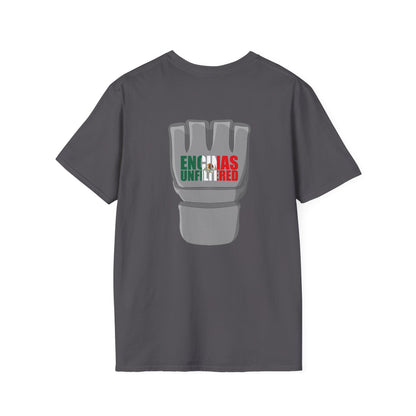 Mexico Inspired MMA Grey Logo Encinas Unfiltered Soft T-shirt
