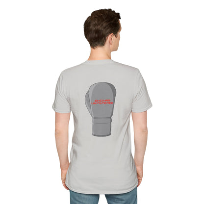 Official Boxing Grey Logo Encinas Unfiltered Soft T-shirt