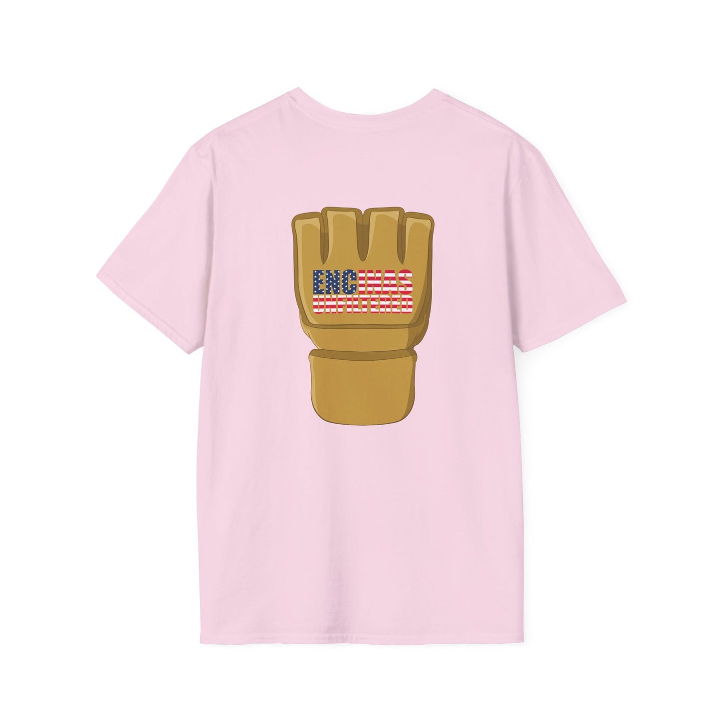 USA Inspired MMA Gold Logo Encinas Unfiltered Soft T-Shirt