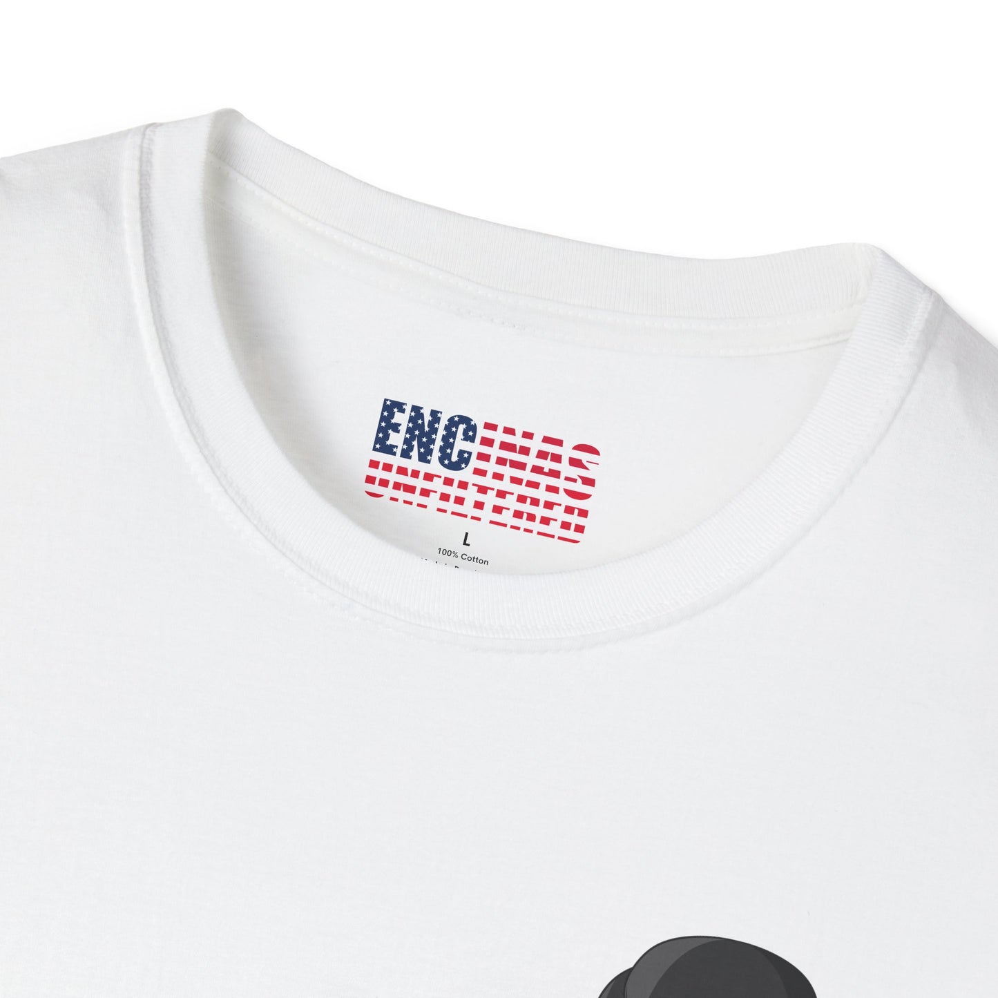 USA Inspired Boxing Black Logo Encinas Unfiltered Soft T-shirt
