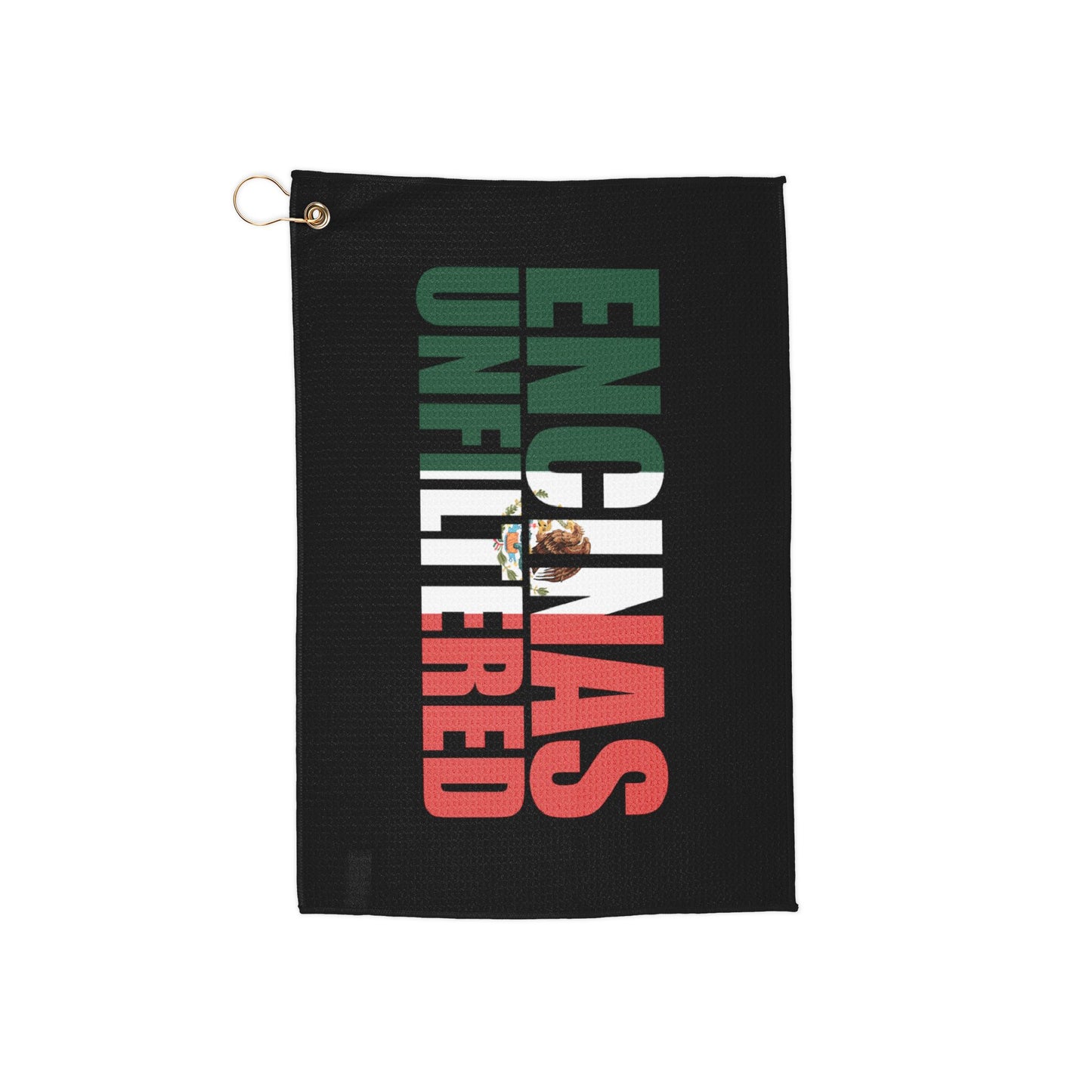 Mexico Inspired Golf Towel (Black)