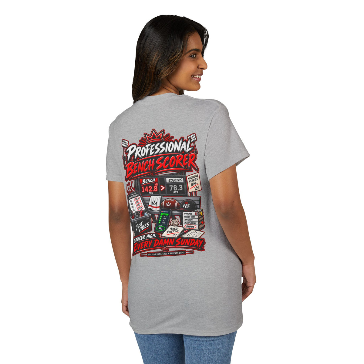 Professional Bench Scorer Fantasy Football T-Shirt