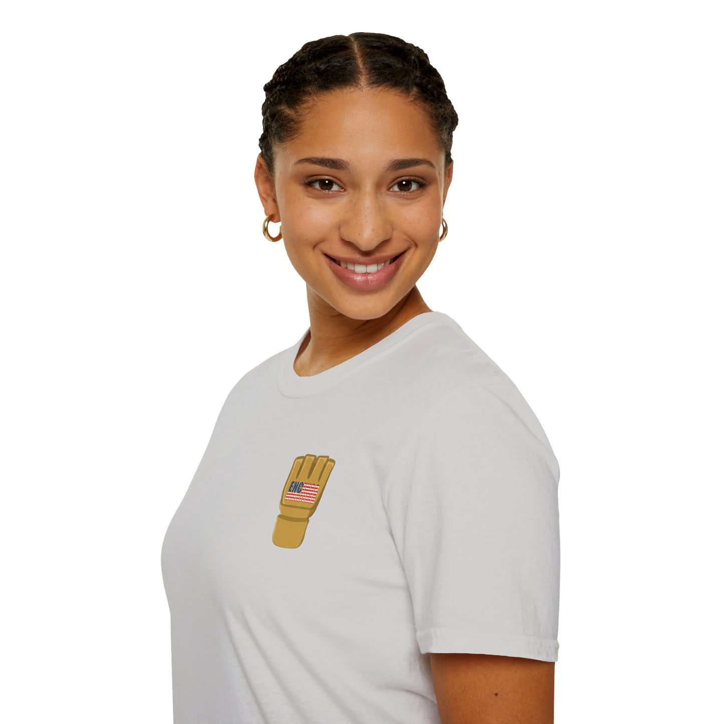USA Inspired MMA Gold Logo Encinas Unfiltered Soft T-Shirt Without Back Logo