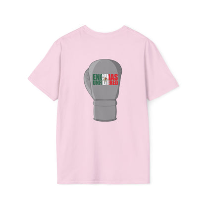 Mexico Inspired Boxing Grey Logo Encinas Unfiltered Soft T-shirt