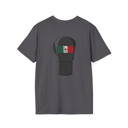 Mexico Inspired Boxing Black Logo Encinas Unfiltered Soft T-shirt