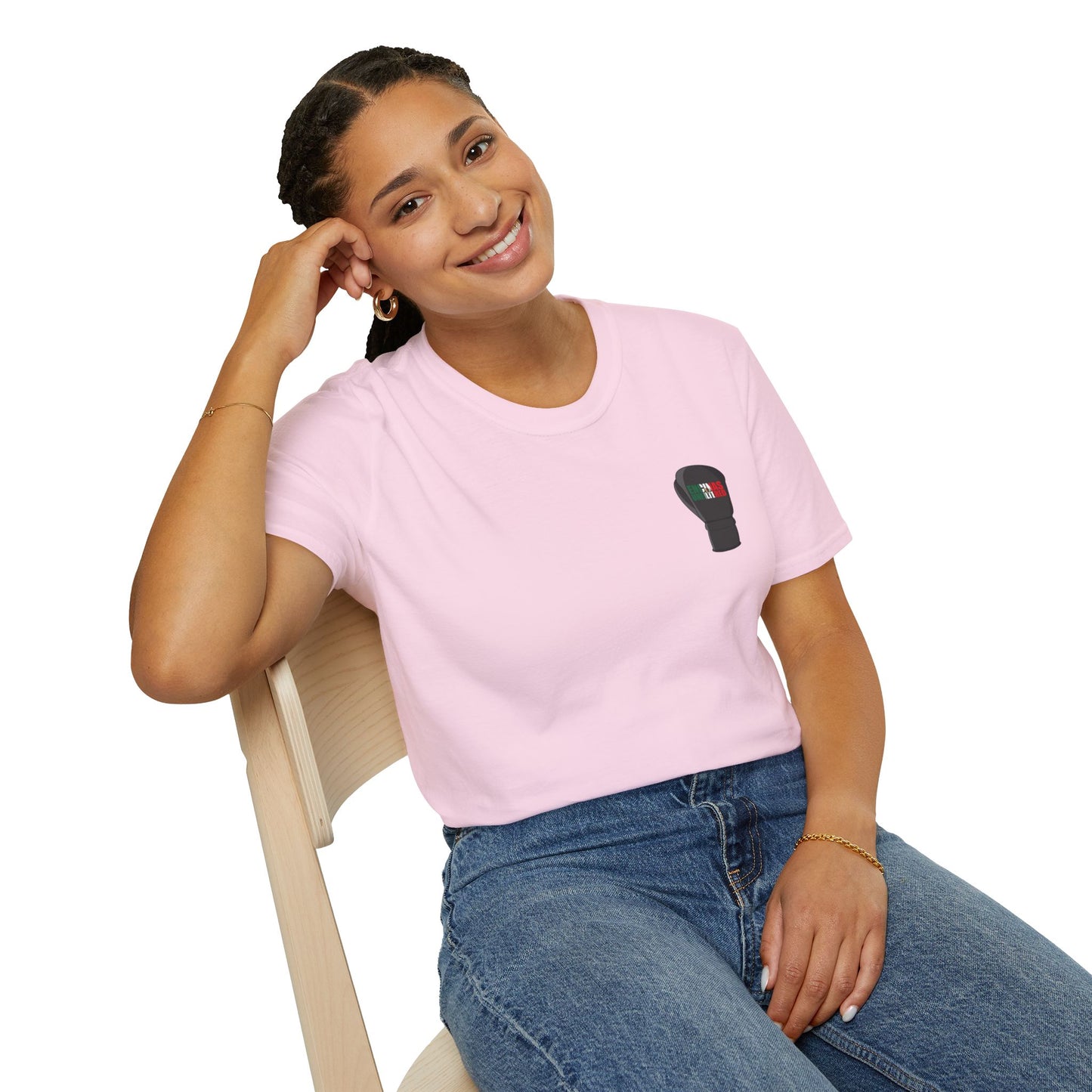 Mexico Inspired Boxing Black Logo Encinas Unfiltered Soft T-shirt