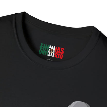 Mexico Inspired Boxing Grey Logo Encinas Unfiltered Soft T-shirt Without Back Logo
