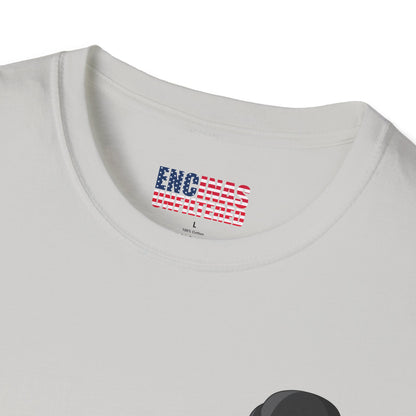 USA Inspired Boxing Black Logo Encinas Unfiltered Soft T-shirt