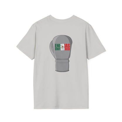Mexico Inspired Boxing Grey Logo Encinas Unfiltered Soft T-shirt