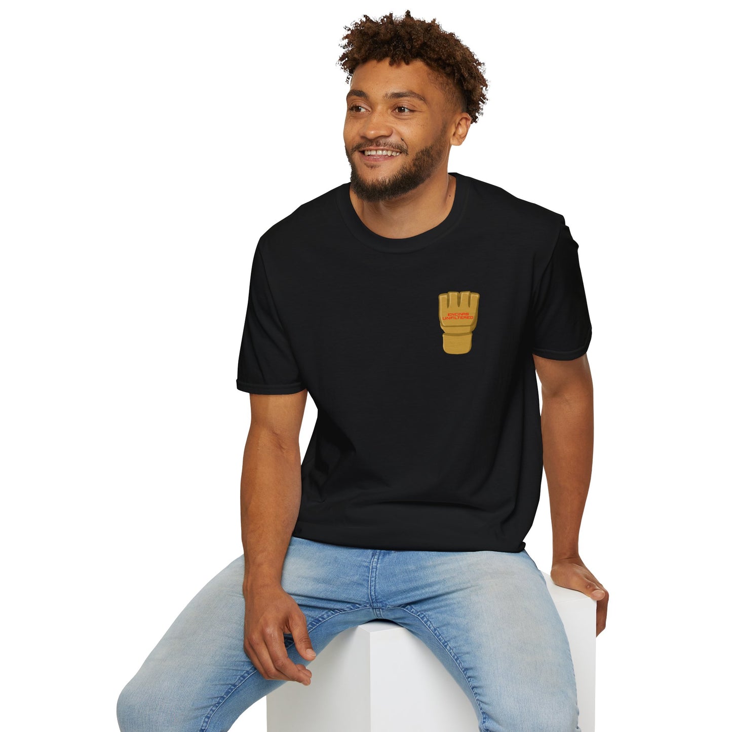 Official MMA Gold Logo Encinas Unfiltered Soft T‑Shirt
