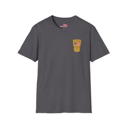 USA Inspired MMA Gold Logo Encinas Unfiltered Soft T-Shirt Without Back Logo