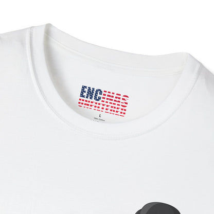USA Inspired Boxing Black Logo Encinas Unfiltered Soft T-shirt Without Back Logo