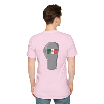 Mexico Inspired Boxing Grey Logo Encinas Unfiltered Soft T-shirt