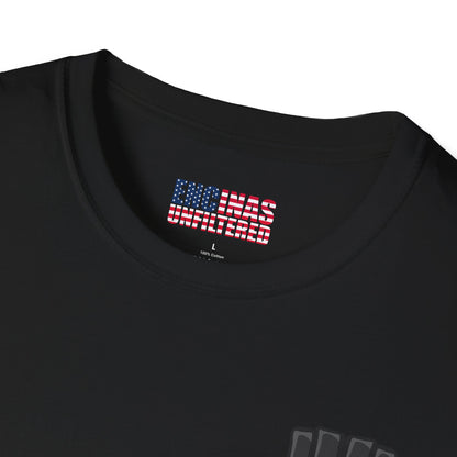 USA Inspired MMA Black Logo Encinas Unfiltered Soft T-Shirt Without Back Logo