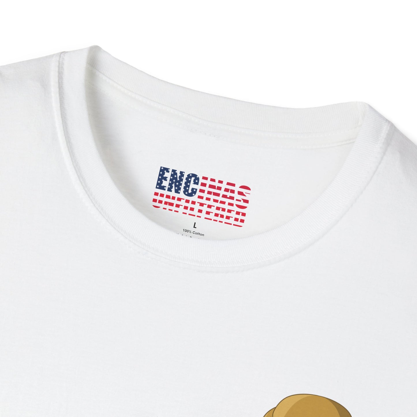 USA Inspired Boxing Gold Logo Encinas Unfiltered T-shirt Without Back Logo